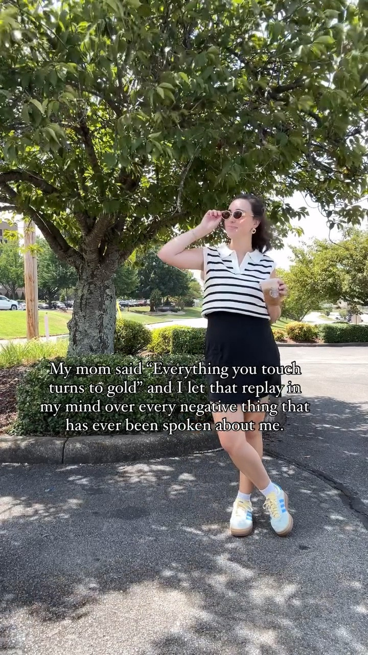 I have had to TRAIN my brain on this one because words are sooo impactful to me 🫣

Things people don’t even remember saying to me replay in my mind and I let them reign over me for way too long. Not sure why the positive ones usually don’t have as much of an effect... I have made a point to let this one sink in and replay more than anything else and I honestly believe it has helped shift my mindset!

It also reminds me that it MATTERS what we speak over our children. I’ve heard that what we say to them becomes their internal voice and I am living proof of that. 

Anywayyyy I’ve been using this to have a more positive approach to my projects + whatever I’m working on and it has helped me so much. So, if no one has told you yet: 

YOU are doing amazing. YOU are smart. YOU are good at what you do. YOU will succeed. I believe in you 🫶🏻

#momswithstyle #momootd #momoutfits #everydaystyle #outfitideas #casualstyle #momstyle #outfitinspo #amazonfashion #positivemindset #mindsetshift