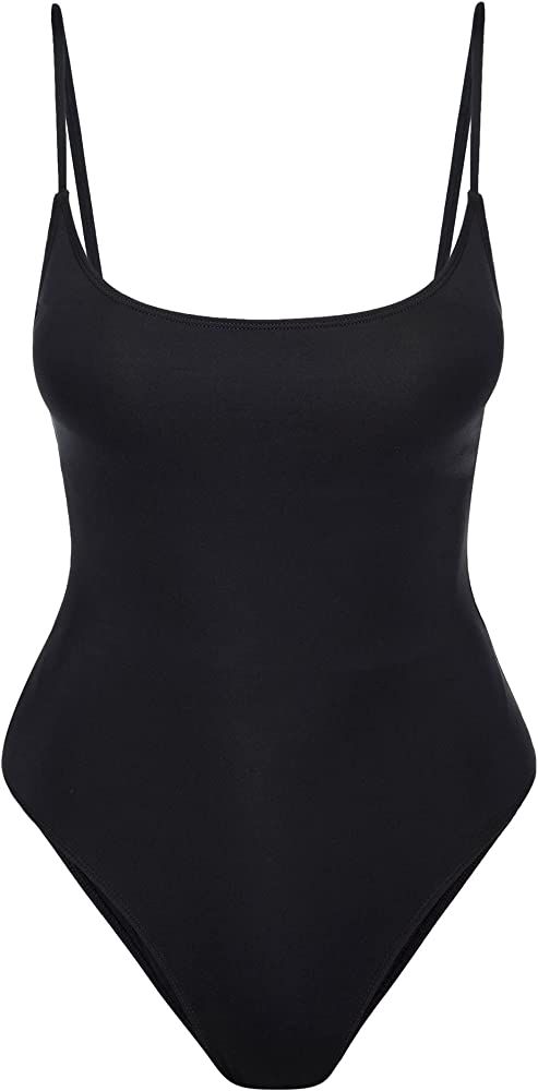 Sexy One Piece Bathing Suit for Women Tummy Control High Cut One Piece Swimsuit Womens Swim Suit | Amazon (US)