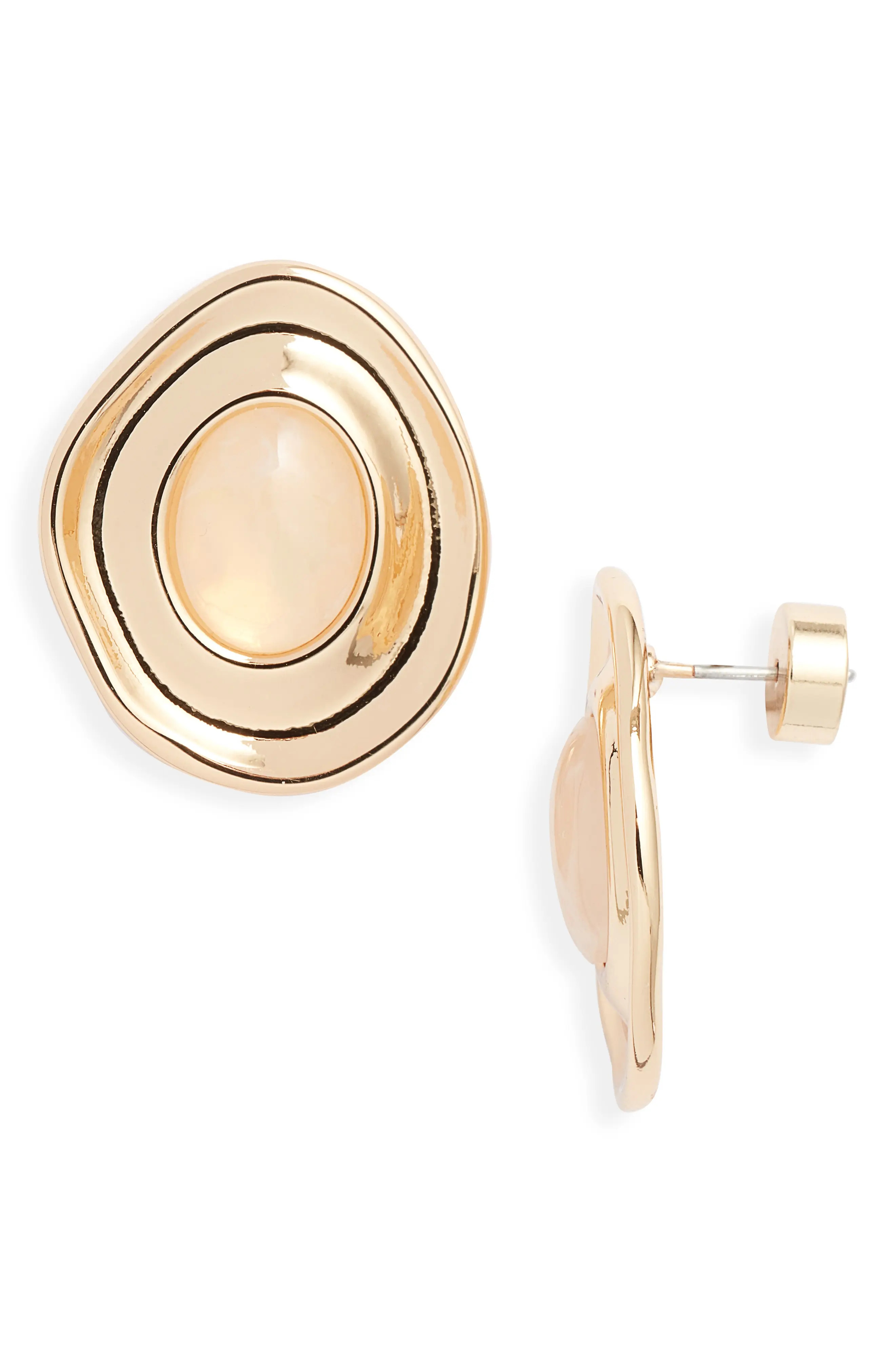 Nordstrom Oval Frame Stud Earrings (Women) | Nordstrom | Nordstrom