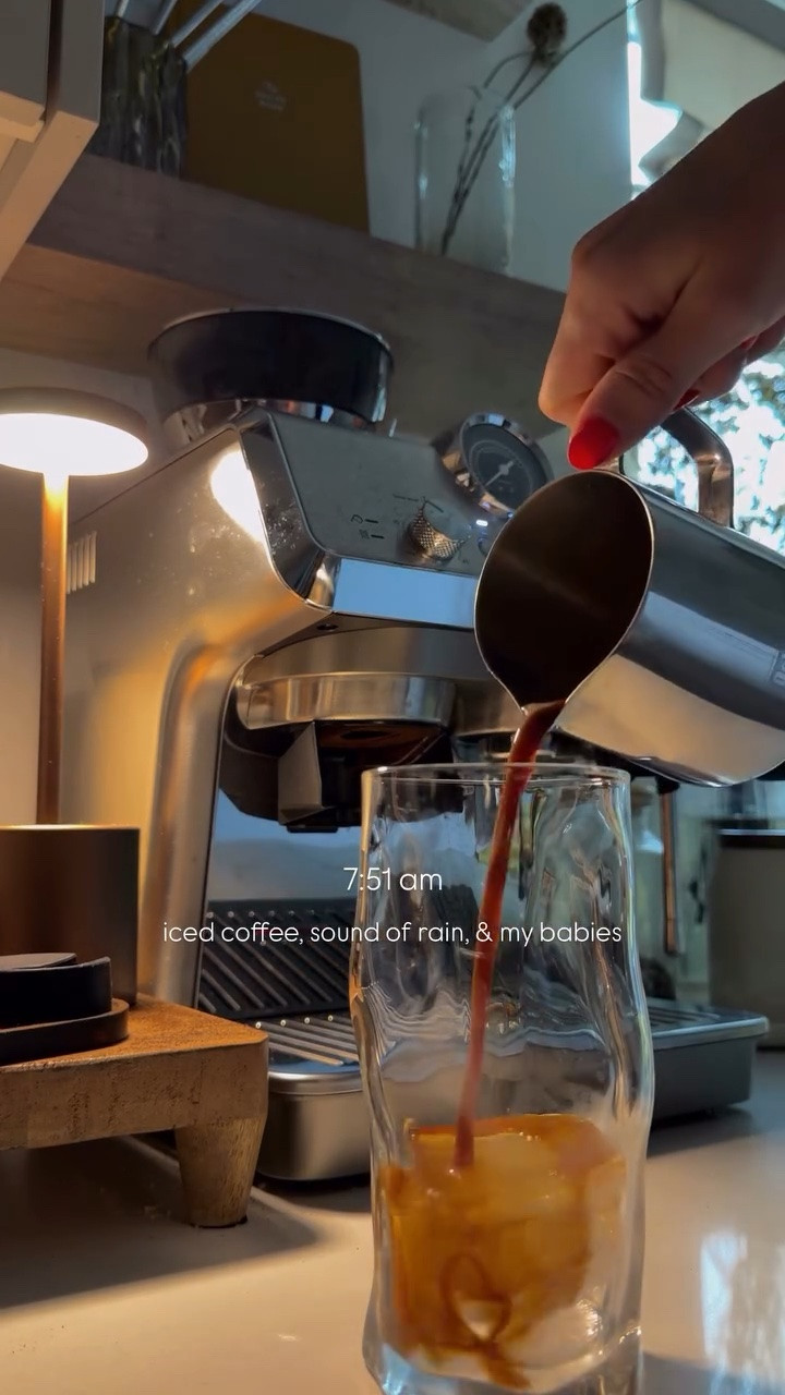 7:51 am iced coffee, sound of rain, & my babies

Obsessed with my espresso machine is an understatement

coffee bar, coffee corner, home decor, home styling, coffee nook, coffee cups, iced coffee cups, organic cups, mugs, espresso, coffee machine, amazon home, kitchen decor, Wayfair, WayDay, Wayfair finds 

@Wayfair

#LTKdayinmylife #LTKmorningroutine #LTKHome