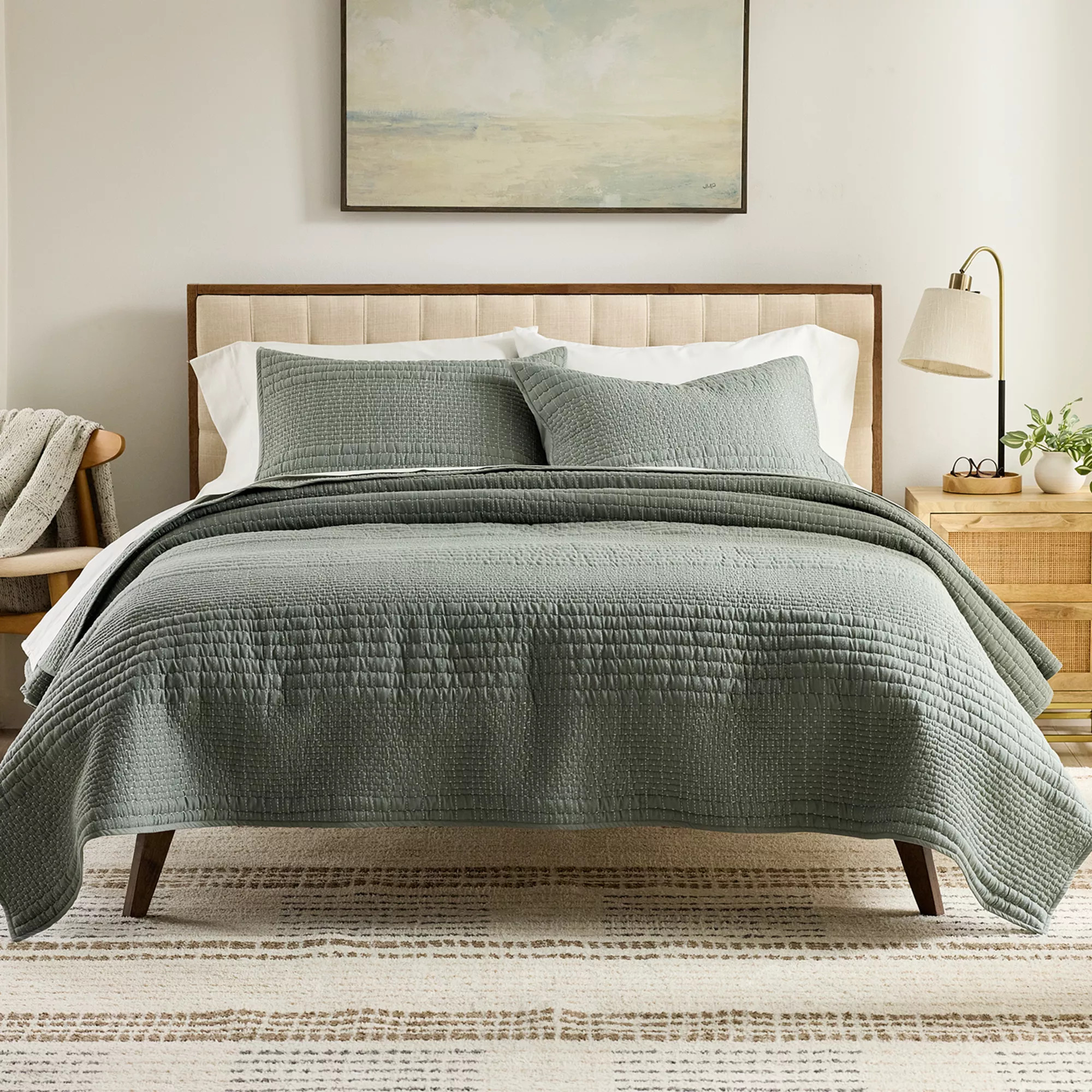 Sonoma Goods For Life® Bozeman Stitch Quilt Set | Kohl's