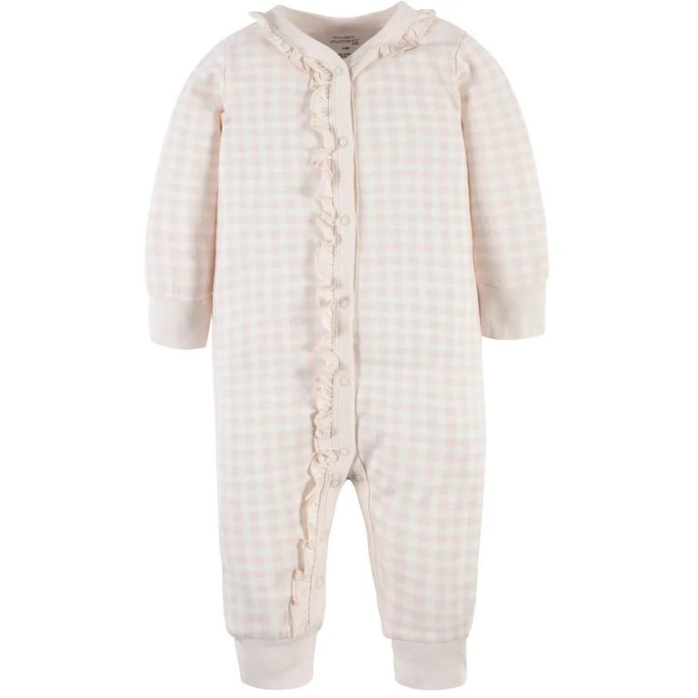 Modern Moments by Gerber Baby Girl Coverall, 3/6 Months - 12 Months | Walmart (US)
