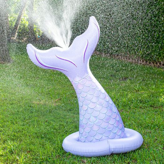 PoolCandy Inflatable Mermaid Tail Sprinkler | West Elm (US)