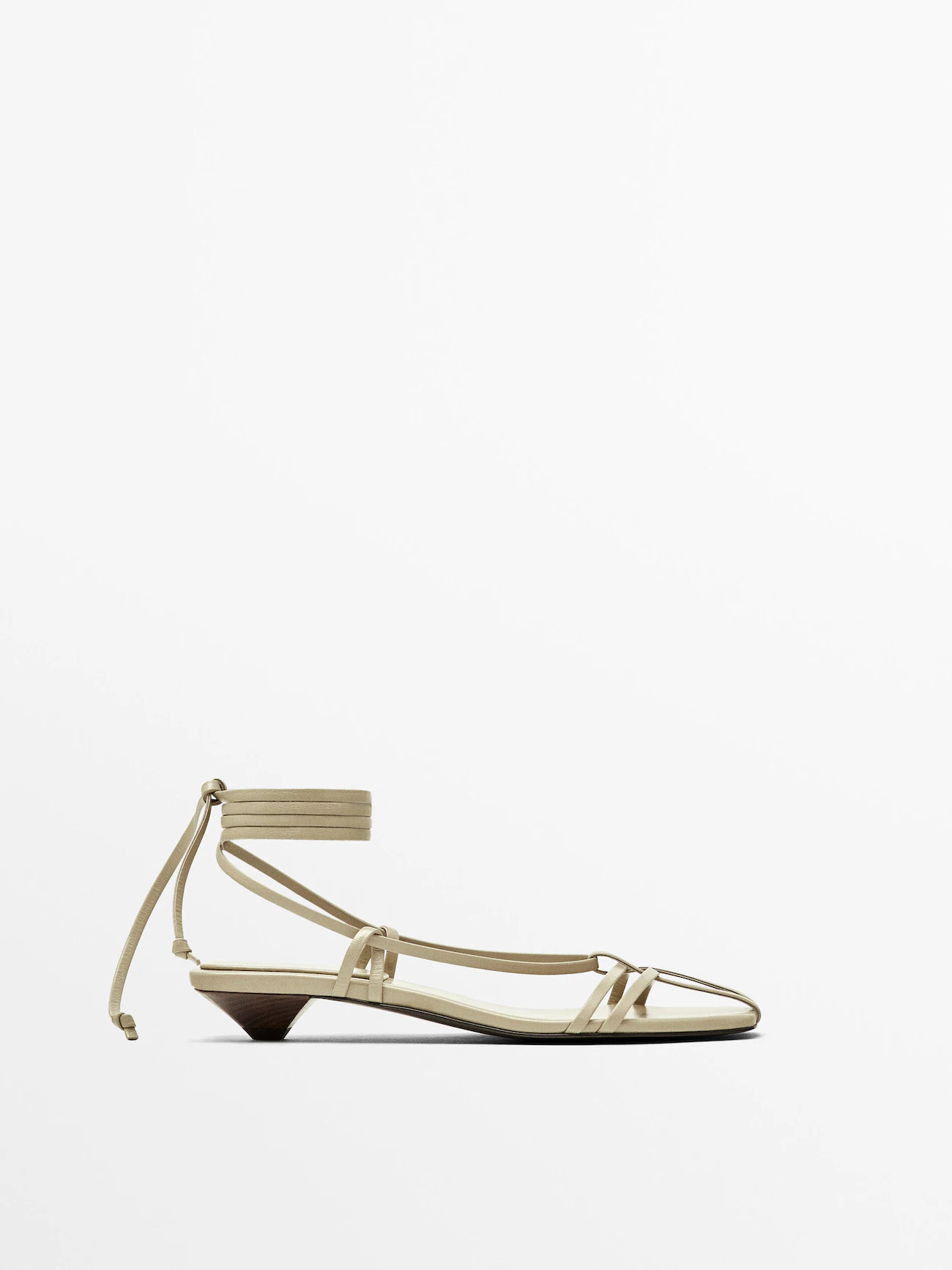 Multi-strap heeled sandals | Massimo Dutti US