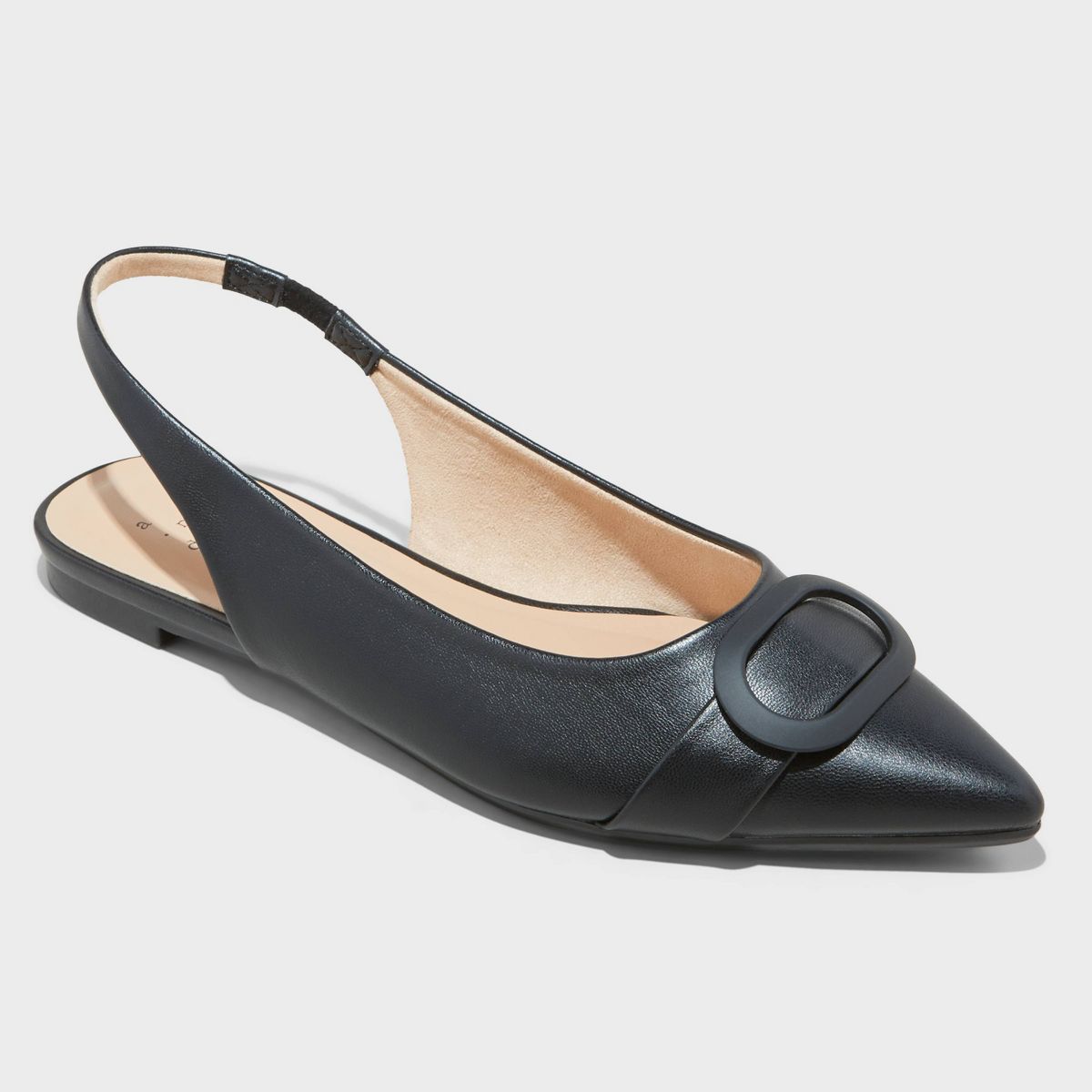 Women's Jenny Ballet Flats with Memory Foam Insole - A New Day™ Black 9 | Target