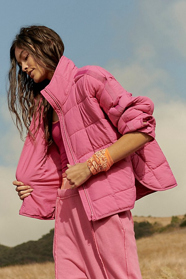 Pippa Packable Puffer Jacket by FP Movement at Free People, Vivacious Violet, S | Free People (Global - UK&FR Excluded)