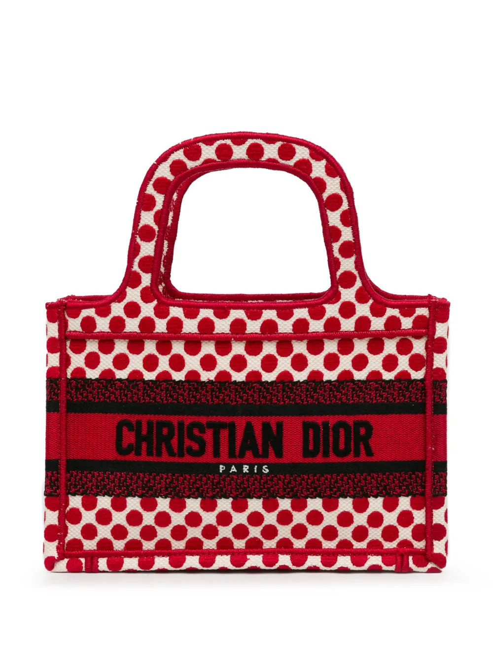 Christian Dior Pre-Owned 2020 Mini Dioramour Book tote bag - Red | Farfetch Global