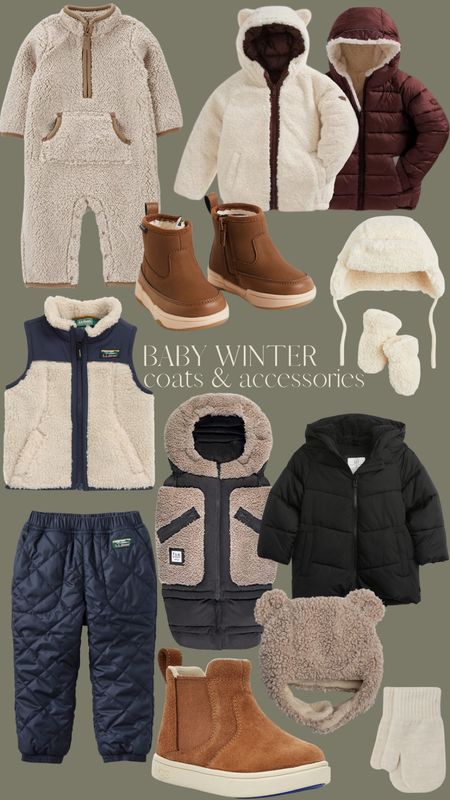 Baby/toddler winter coats, pants and accessories 

#LTKkids #LTKbaby #LTKSeasonal
