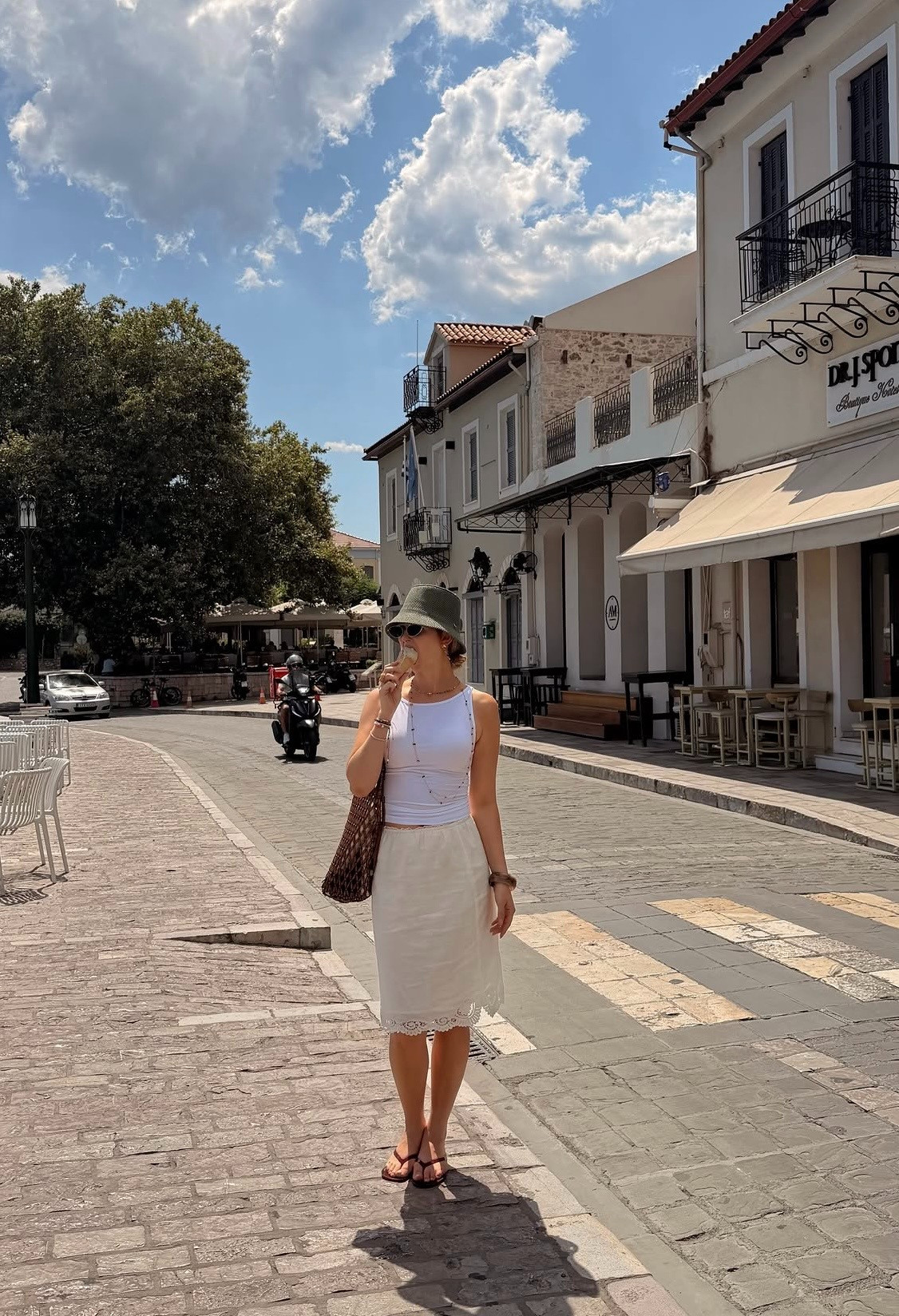 Classic white Zara tank is one of those wardrobe staples that works with everything, and the POSSE Darya Skirt drapes so beautifully with delicate hem details that make it feel effortlessly elevated.

Finishes the look with the Accessorize Woven Bucket Hat for a little extra sun protection and my dark brown Palma Bag.

#LTKdayinmylife #LTKgrwm #LTKootd