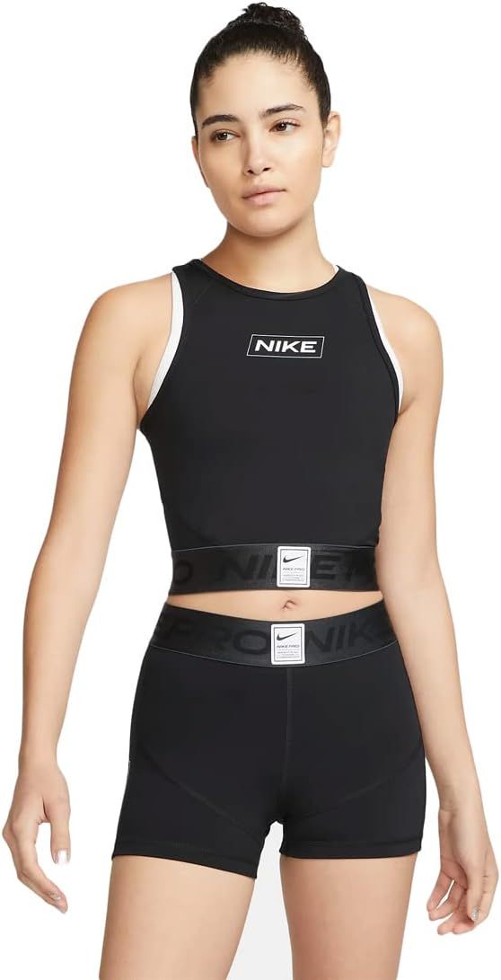 Nike Pro Dri-FIT Women's Graphic Crop Tank Top | Amazon (US)