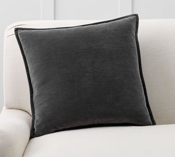 Washed Velvet Pillow Covers | Pottery Barn (US)