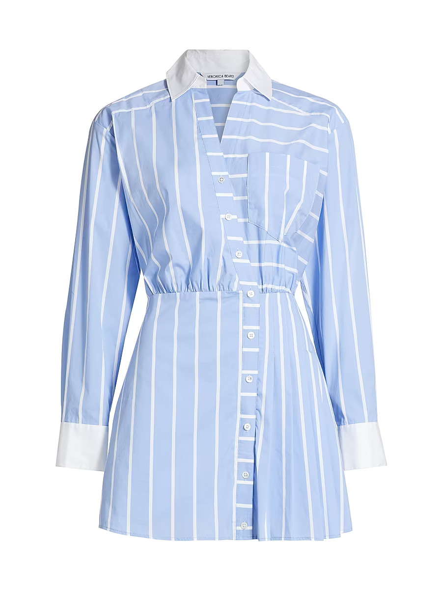 Women's Poppe Striped Shirtdress - Hydrangea White - Size 16 | Saks Fifth Avenue