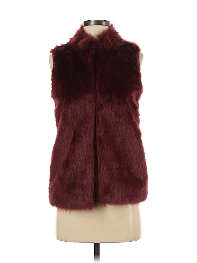MICHAEL Michael Kors Burgundy Faux Fur Vest Size XS - 79% off | ThredUp (US)