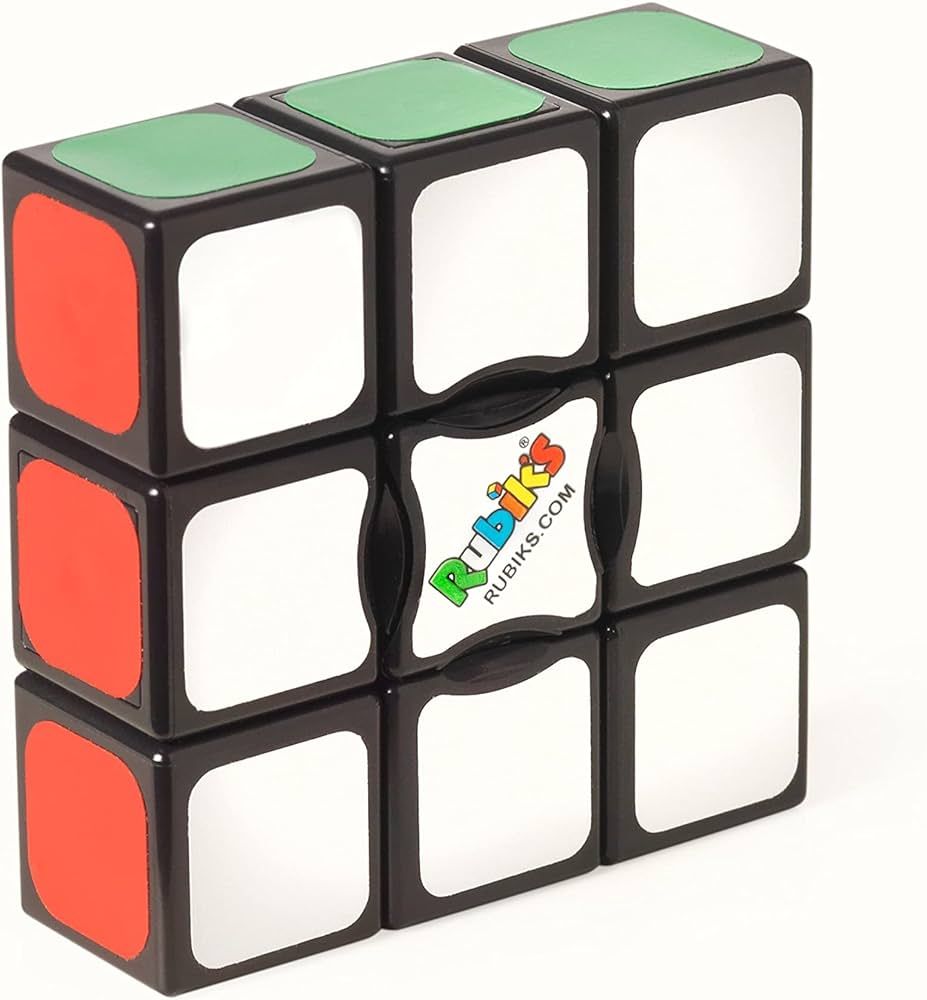 Rubik’s Edge, 3x3x1 Rubik’s Cube for Beginners Single Layer Puzzle Retro Educational Brain Te... | Amazon (US)