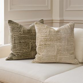 Striated Chenille Pillow Cover | West Elm (US)