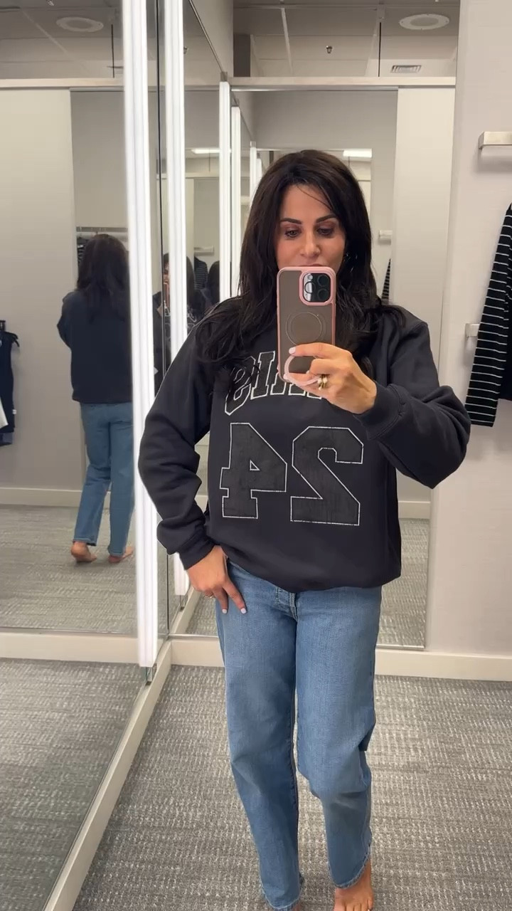 Love this sweatshirt. Not super heavy and perfect for layering.

#LTKxNSale #LTKOver40 #LTKVideo