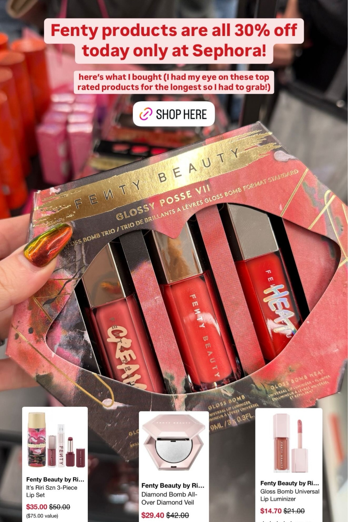 Sephora makeup sale Black Friday deals fenty beauty lip combo set lip gloss makeup kits 

#LTKCyberWeek #LTKGiftGuide #LTKBeauty