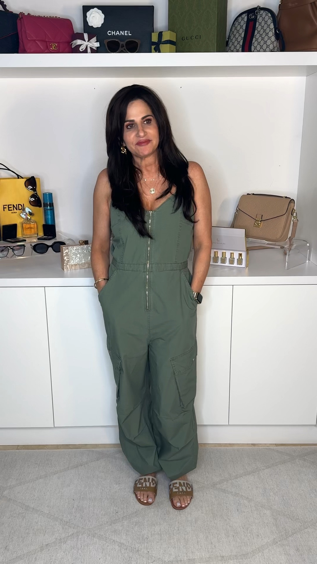Cute utility jumpsuit, just too large on me. I was not tall enough. Wearing a sm

#LTKStyleTip #LTKVideo #LTKOver40