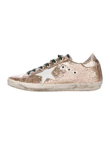 Golden Goose Superstar Glitter Sneakers | The Real Real, Inc.