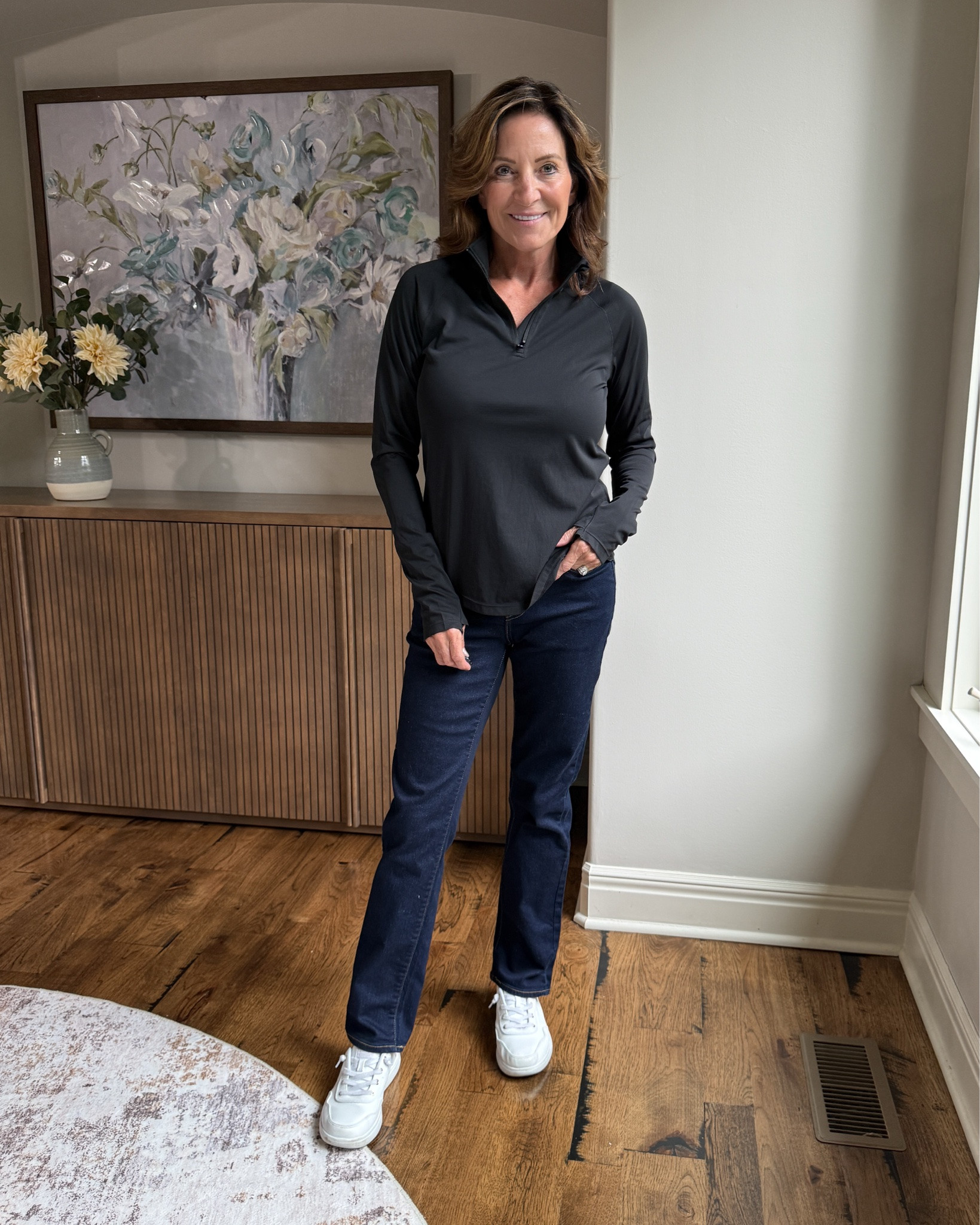 The Quarter Zip I’ll Wear Everywhere This Fall

An athletic quarter zip is one of those easy layers that works for walks, errands, travel days and everything in between. Lightweight, comfortable and polished enough that I don’t feel like I’m wearing workout clothes all day.

#quarterzip #athleisurestyle #falllayers #travelstyle #over50style

Commissioned Link