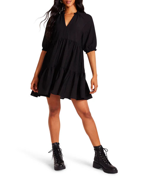 ICED TEA DRESS BLACK | Steve Madden (US)