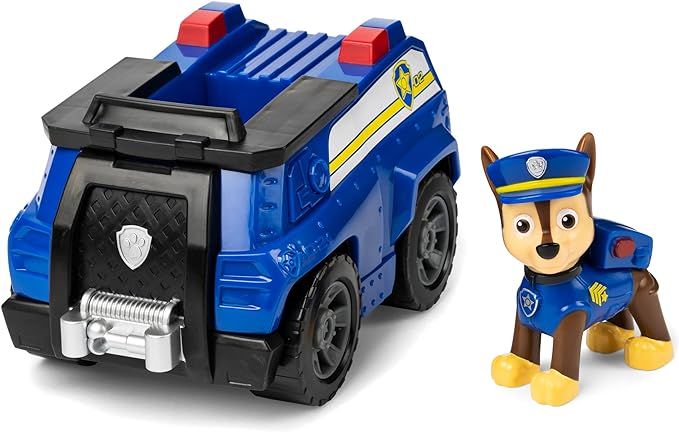 Paw Patrol, Chase’s Patrol Cruiser Vehicle with Collectible Figure, for Kids Aged 3 and Up | Amazon (US)