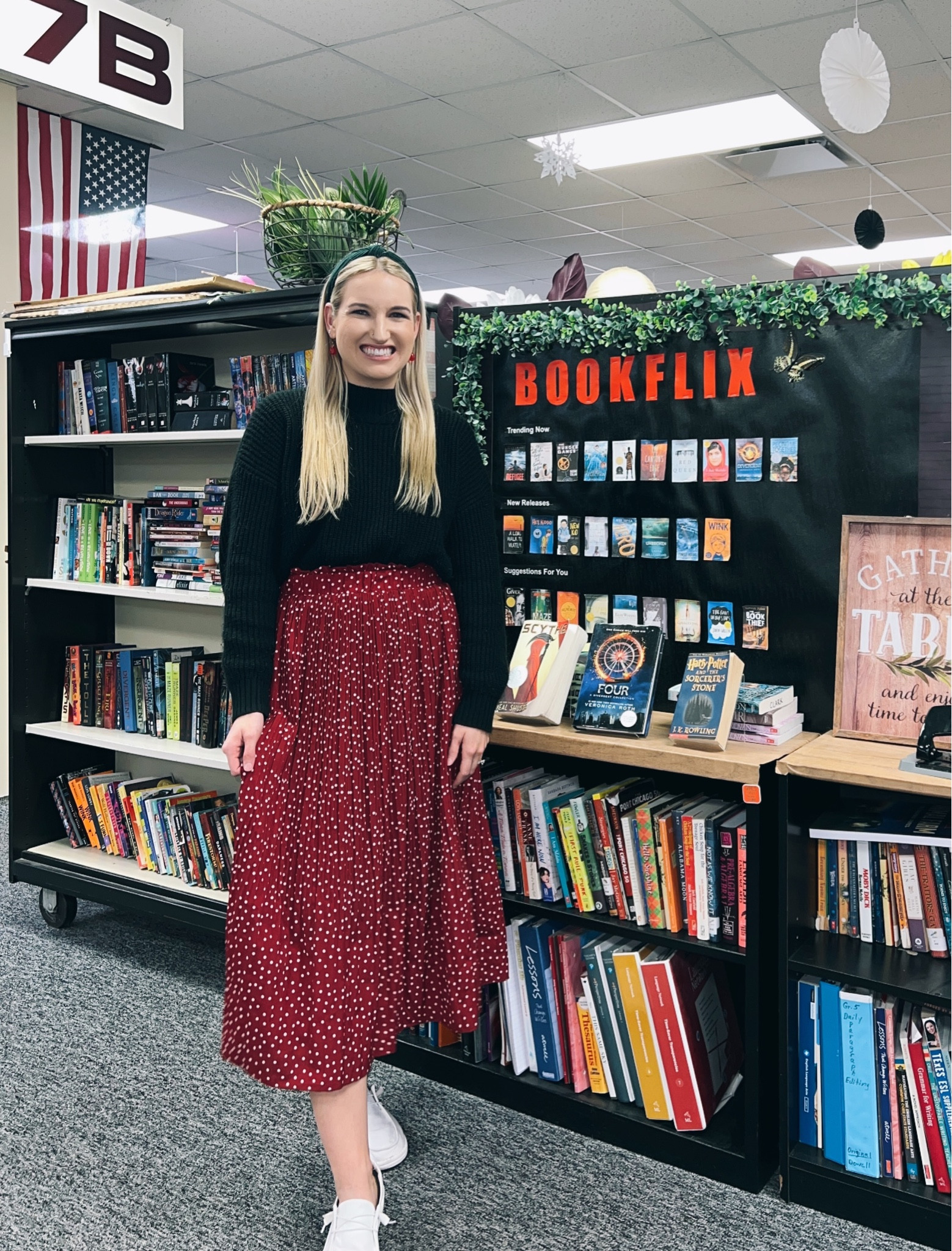 Teacher Outfit Inspo ♥️
Sweater: Medium
Skirt: Medium, 🔗 on Amazon storefront 
Shoes: Hey Dudes, fit true to size 

#LTKworkwear #LTKSeasonal #LTKunder50