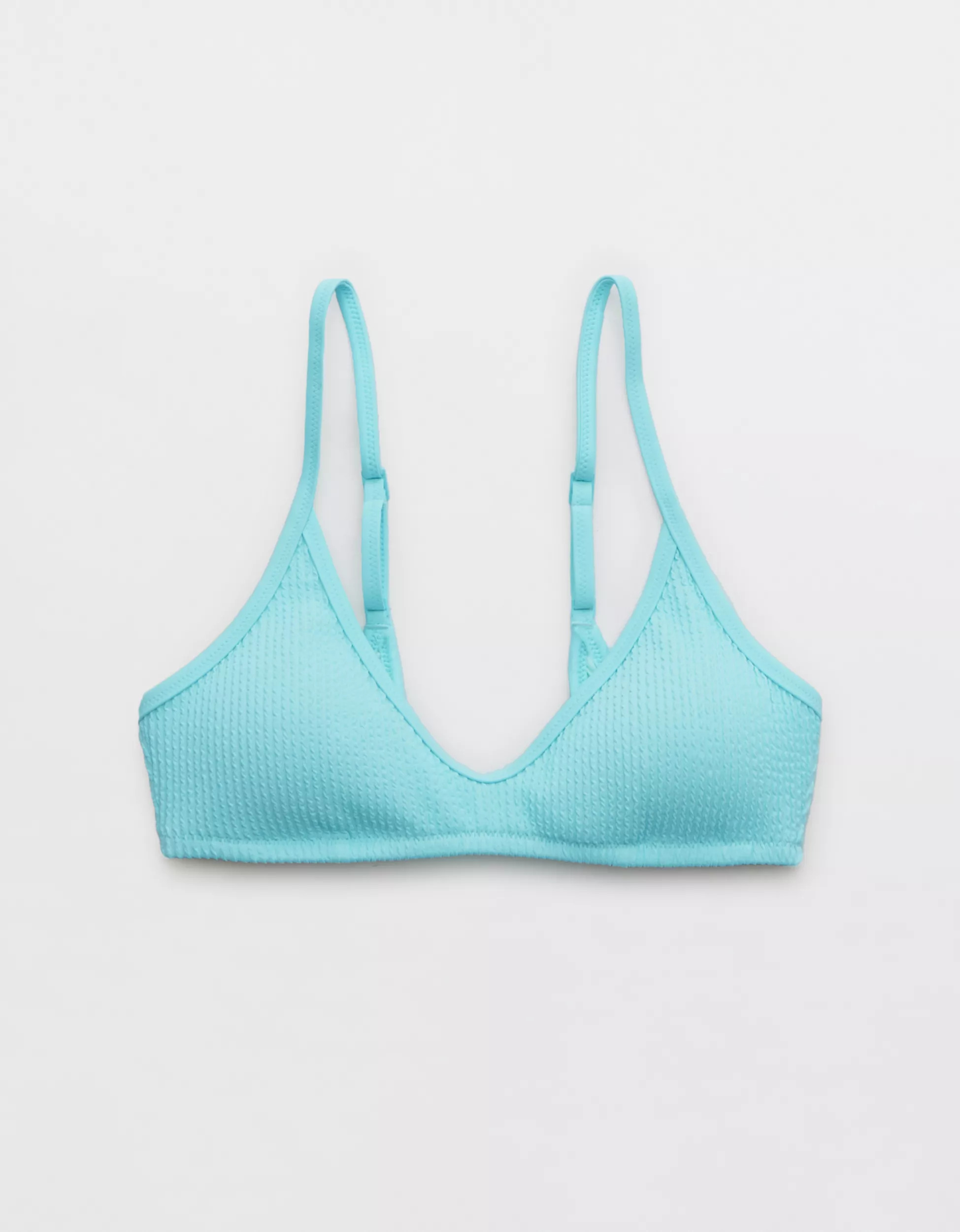 Aerie Crinkle Voop Binding Bikini Top | Aerie