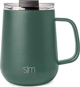 Simple Modern Travel Coffee Mug with Lid and Handle | Reusable Insulated Stainless Steel Coffee T... | Amazon (US)