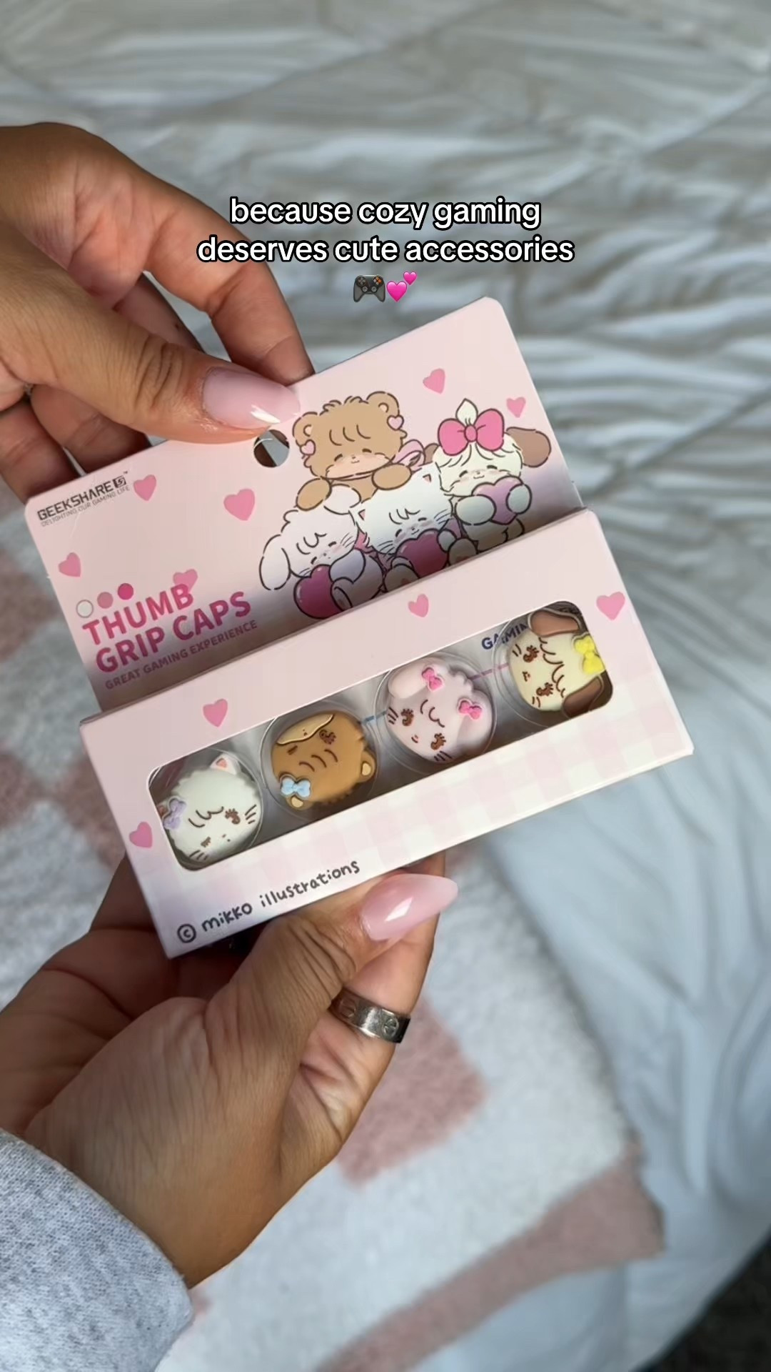 Mikko thumb grips 🥰🩷 the perfect switcj accessory 

#LTKFindsUnder50 #LTKHome #LTKSeasonal