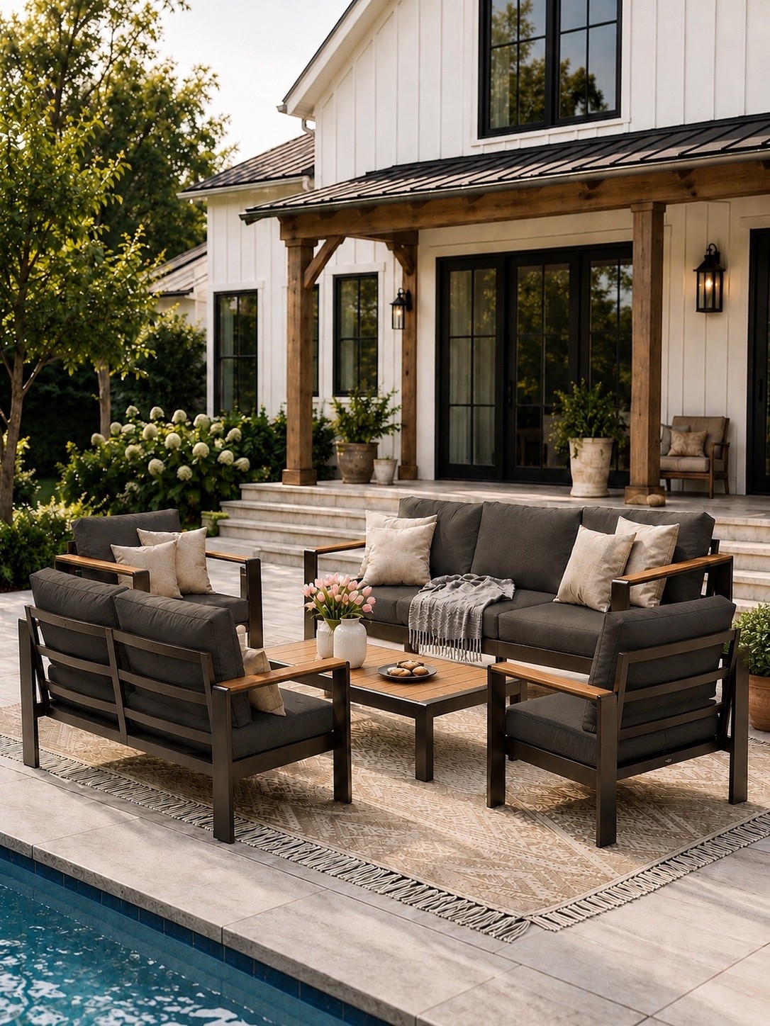 Amazon Limited Time Deal Outdoor Patio Set ☀️

This Amazon patio conversation set looks so high-end with the dark frame, warm wood accents, and neutral cushions. Such a beautiful setup for summer evenings, poolside lounging, or hosting friends outdoors.

The clean lines and oversized seating make this one of those outdoor sets that instantly elevates a patio space and makes everything feel more luxurious and pulled together. Definitely one of my favorite outdoor finds right now, especially while it’s part of the limited time deal.

#amazonfinds #patiofurniture #outdoorliving #amazonhome #backyardinspo

outdoor patio | patio furniture | backyard ideas | outdoor seating | poolside decor | patio refresh | amazon patio | outdoor conversation set | patio decor | neutral outdoor decor | outdoor entertaining | backyard makeover | outdoor rug | patio inspiration | pool patio | summer hosting | backyard style | outdoor sofa | patio set | amazon home finds | outdoor cushions | modern farmhouse patio | luxury outdoor living | patio styling | backyard oasis

#LTKSaleAlert #LTKHome #LTKSeasonal