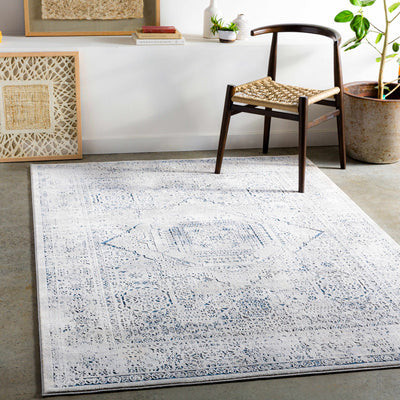 Blantyre Faded Blue Area Rug | Boutique Rugs