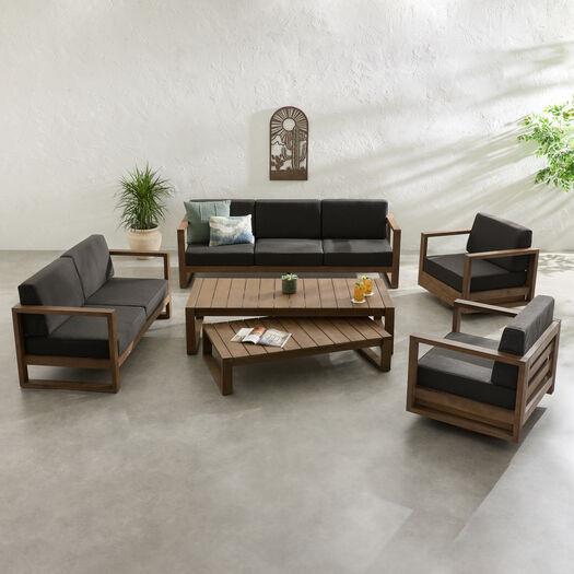 Segovia 6 Piece Furniture Set with Swivel Chairs by World Market | World Market