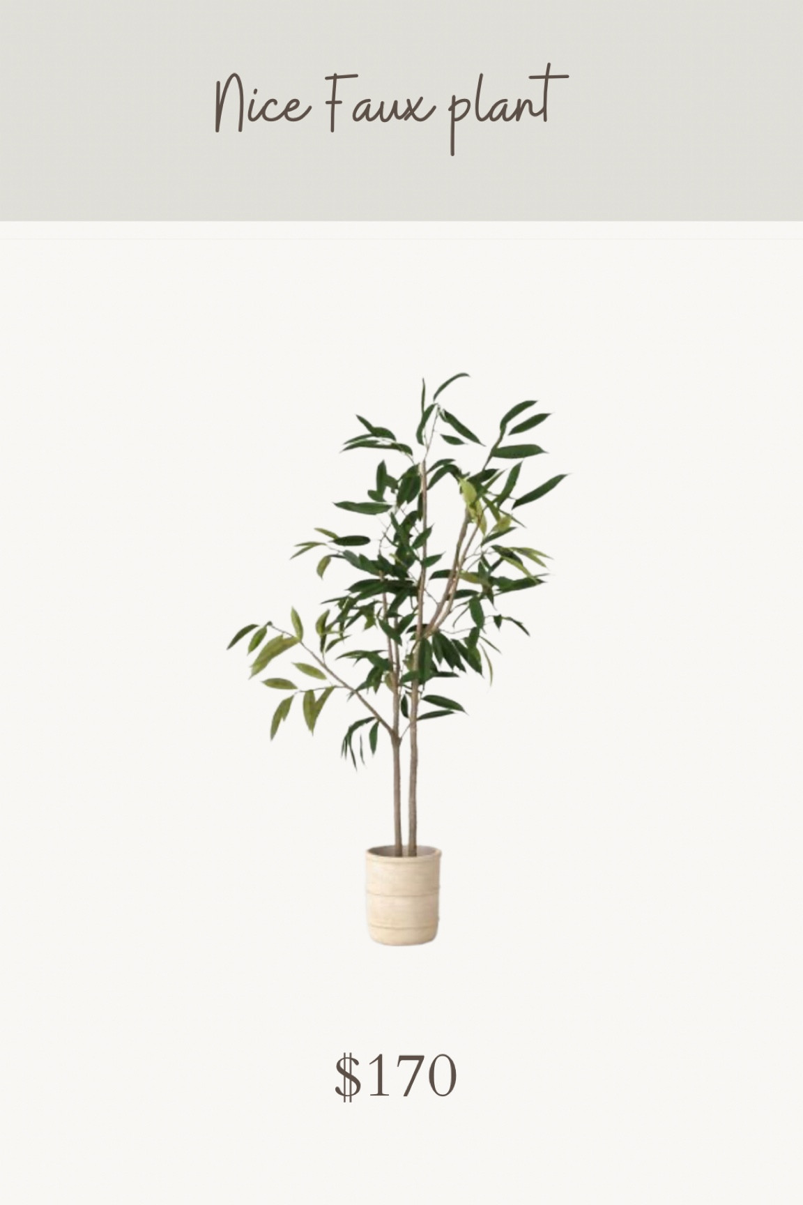 Faux plant 

#LTKFind #LTKhome
