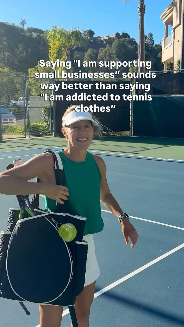 There are just too many cute tennis clothes and not enough days in the week to wear them all! 

#smallbusinesslove #tennisskirt #ladiestennis