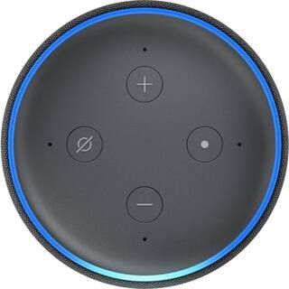 Amazon Echo Dot in Charcoal (Gen 3) B07FZ8S74R - The Home Depot | The Home Depot