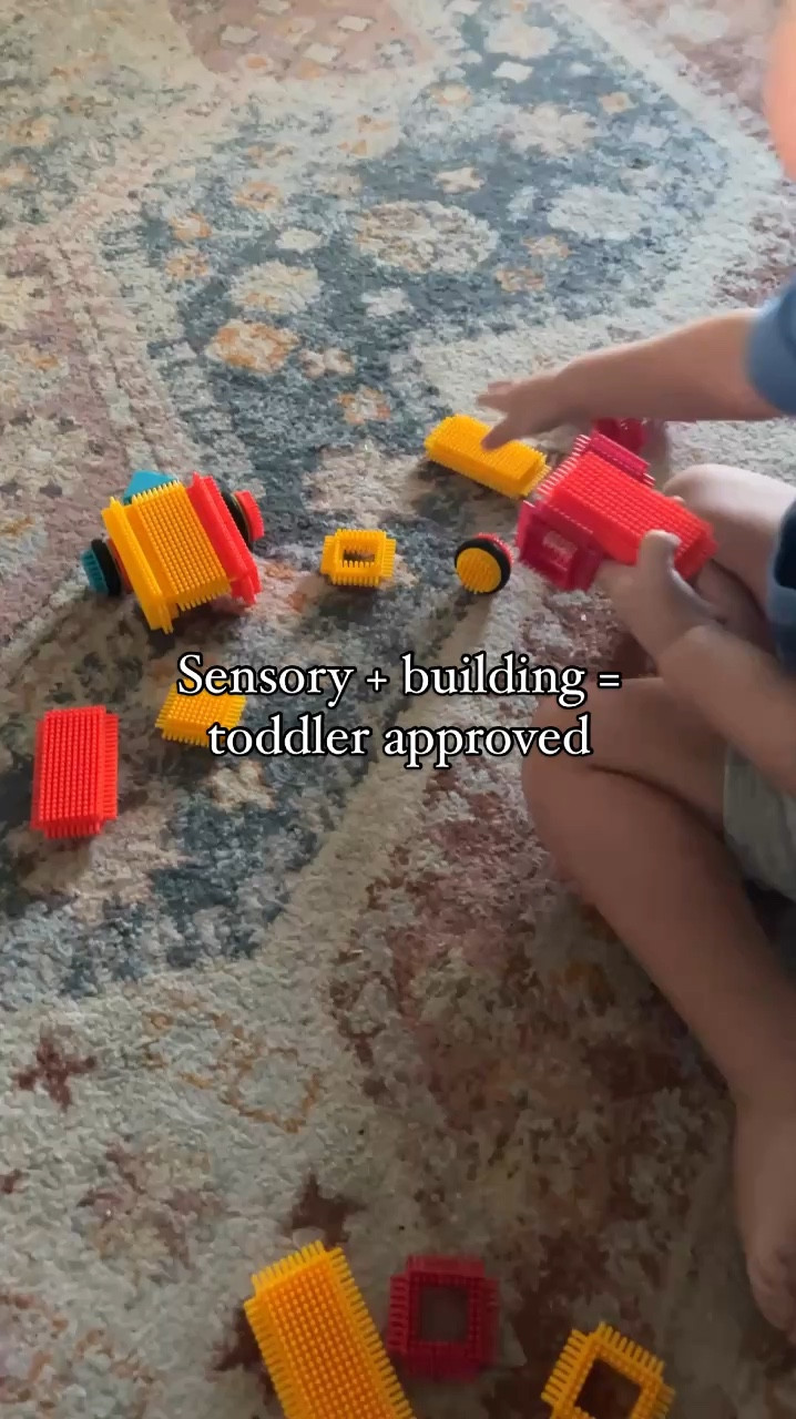 Sensory building blocks perfect for toddler hands 🧩

#LTKKids #LTKBaby
