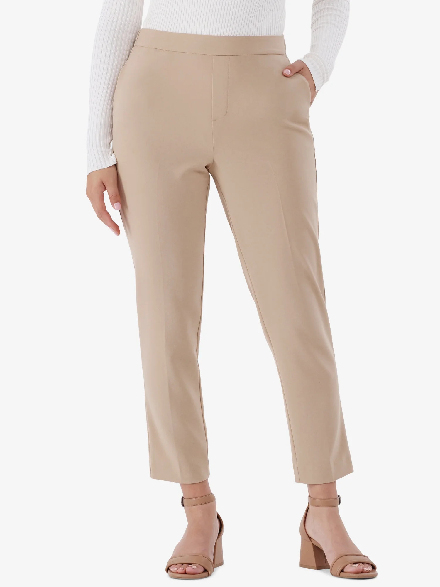 Time and Tru Women's Tapered Pant, Available in Sizes XS-XXL | Walmart (US)