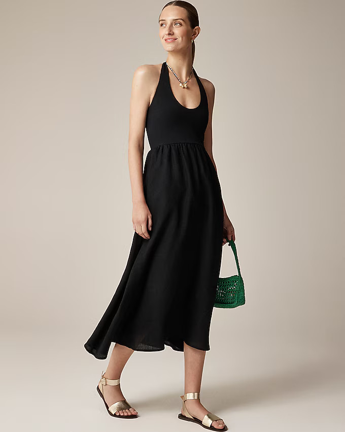 Halter mixy dress | J. Crew US