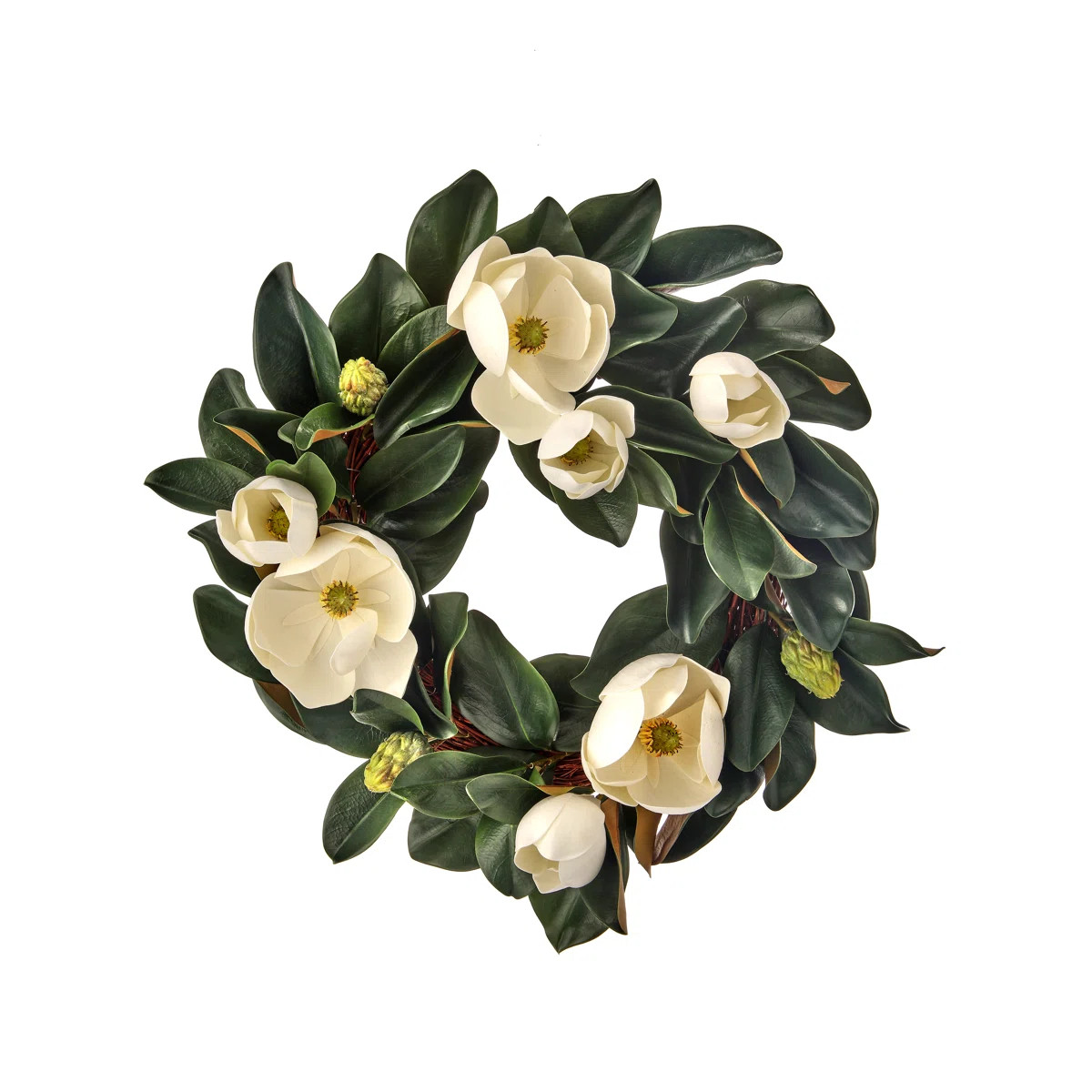 Veranda 24" Magnolia Wreath | Wayfair North America