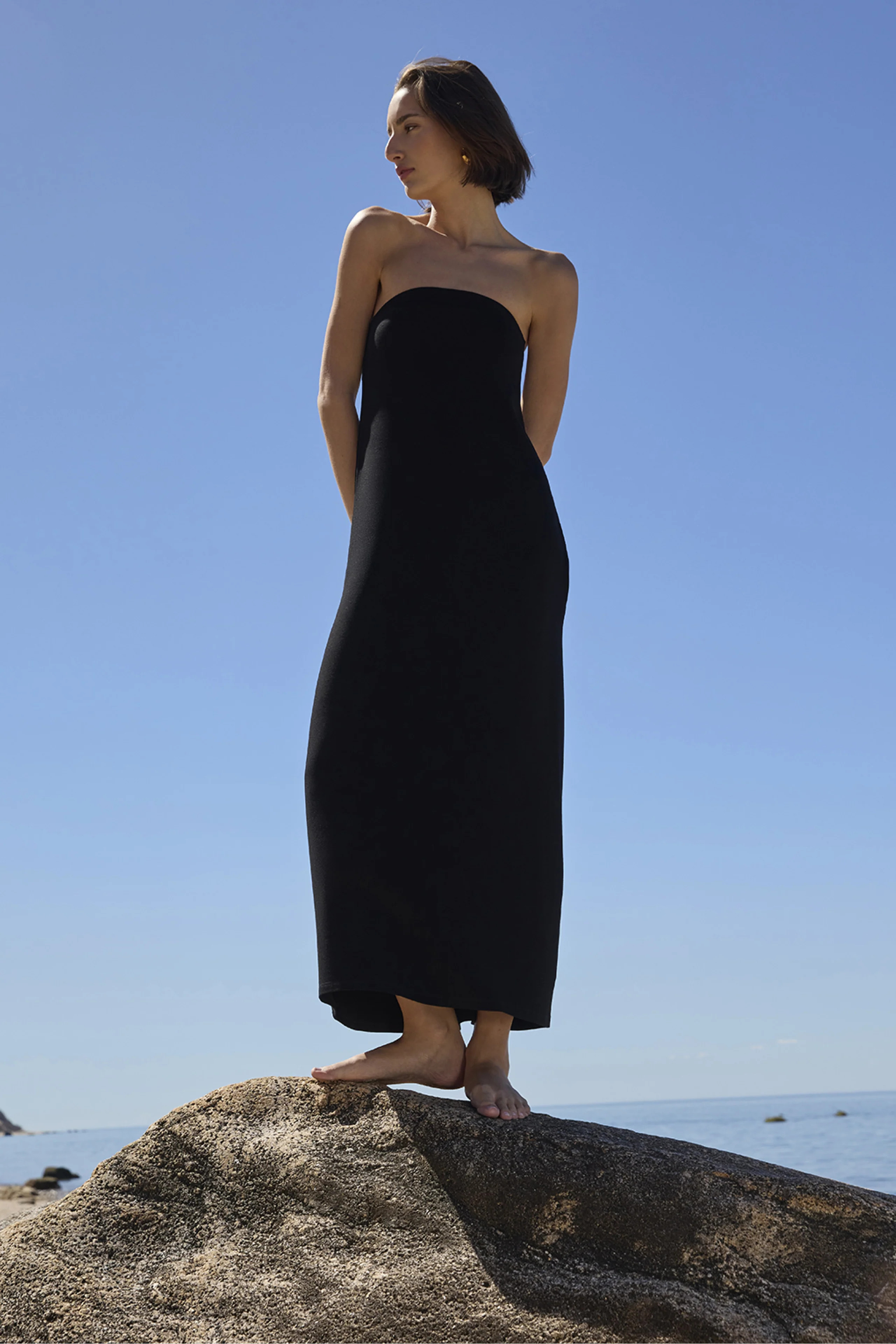 The Strapless Dress in Black | Sold Out NYC