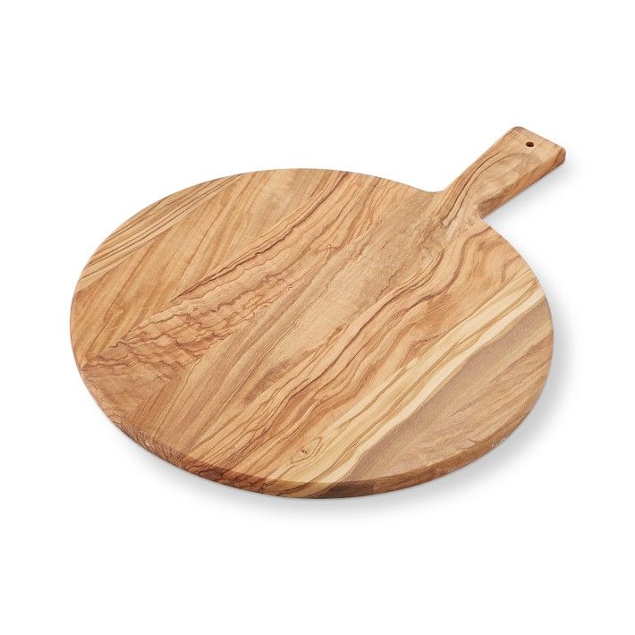 Olivewood Round Cheese Board, Small | Williams-Sonoma