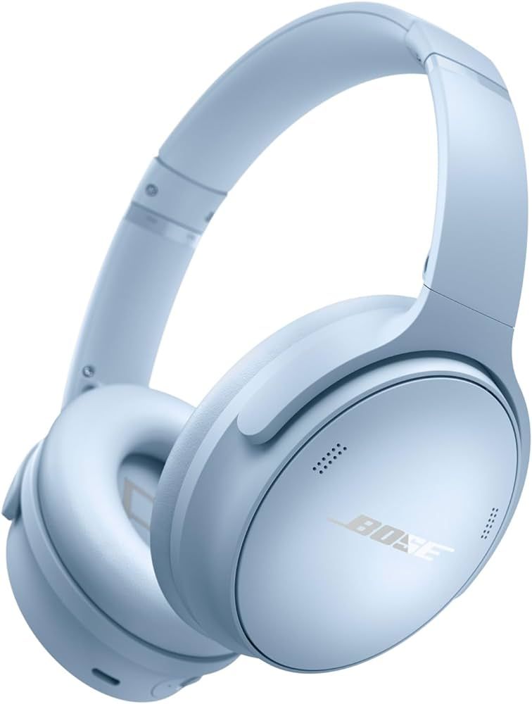 Bose QuietComfort Wireless Noise Cancelling Headphones, Bluetooth Over Ear Headphones with Up To 24 Hours of Battery Life, Moonstone Blue - Limited Edition | Amazon (US)