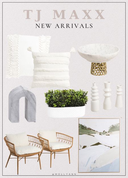 TJ Maxx new arrivals home decor sale thriw pillows chairs on sale wall art white home decor 

#LTKunder100 #LTKhome #LTKunder50