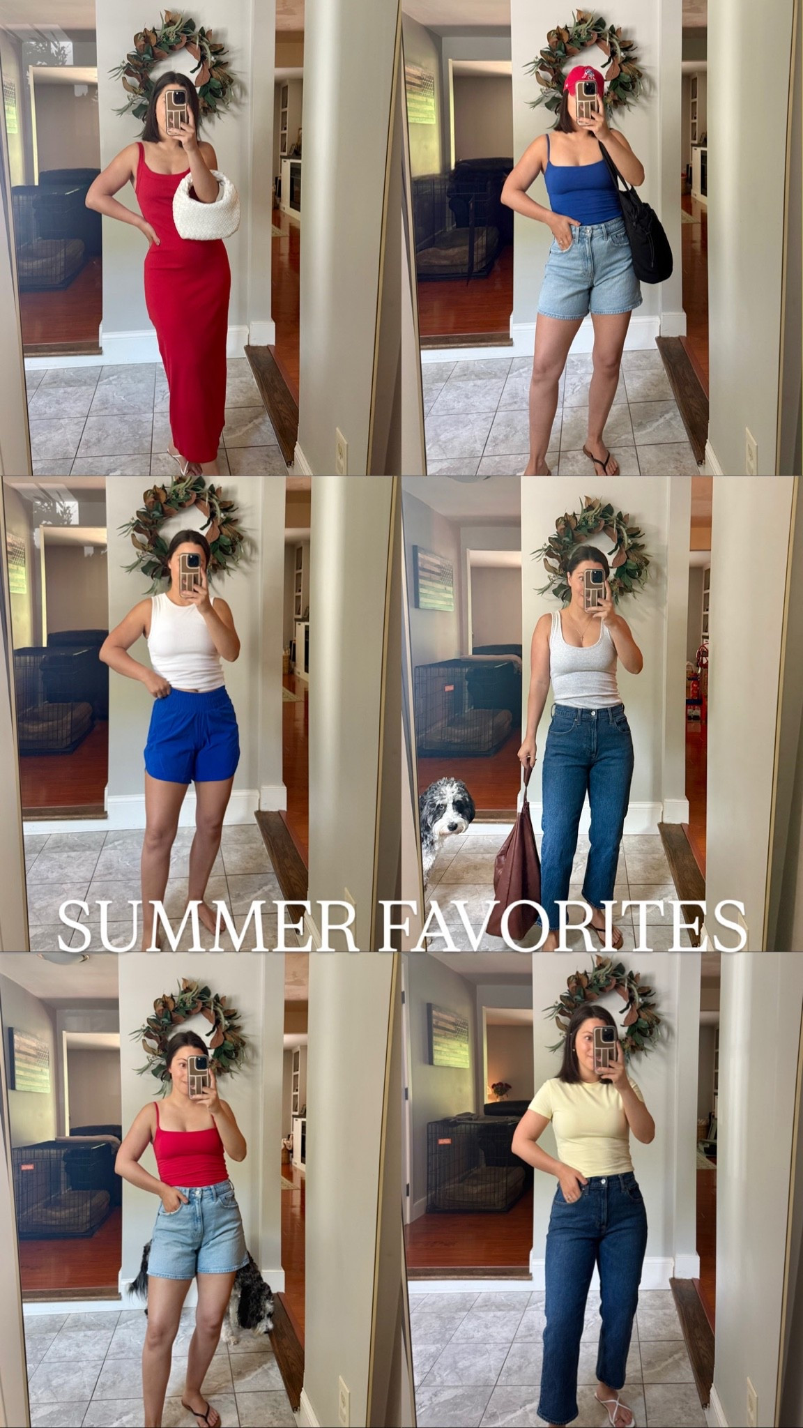 My summer favorites I’ve been wearing on repeat! For reference I am: 5ft, 115lbs. 

Red dress: xs petite
Tops: xs
Denim shorts: 26
Cropped jeans: 26 short
Blue athletic shorts: 4

Summer outfits
Petite outfits
Casual outfits
Summer basics 
Bra free
Summer dresses
Dad shorts

#LTKPetite #LTKSeasonal #LTKActive