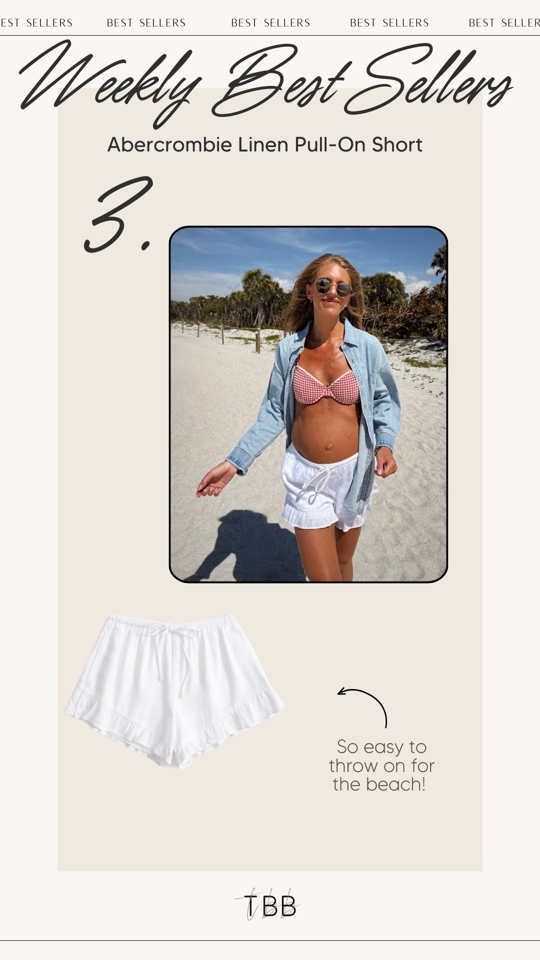 Love these shorts as a coverup! Easy to throw on for the beach but still cute enough to wear out and about. So lightweight too.

#LTKBump #LTKootd #LTKSwim