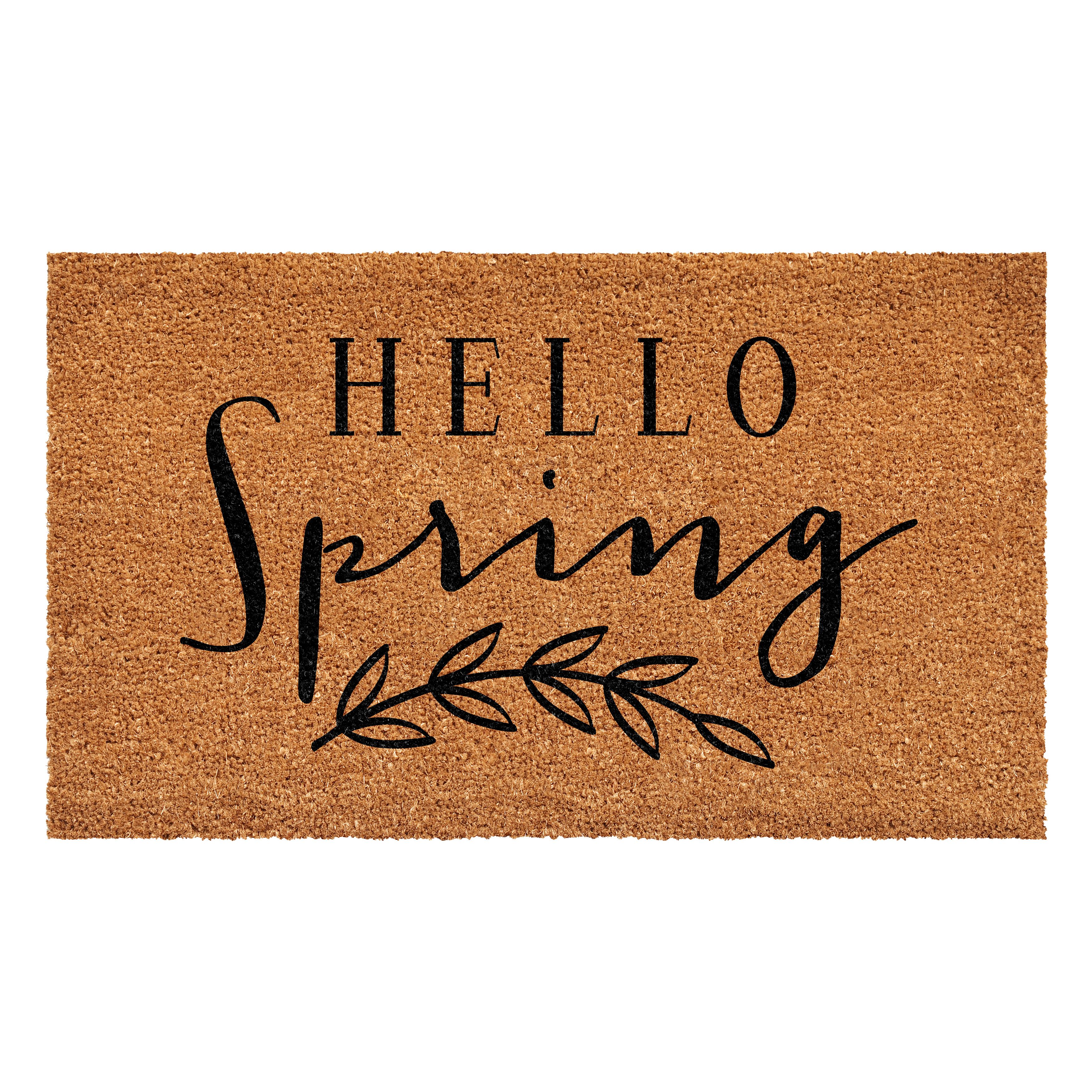 Calloway Mills 107821729 Hello Spring Doormat 17" x 29" | Walmart (US)