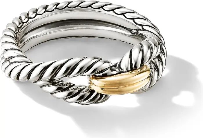 David Yurman Cable Loop Ring with 18K Gold | Nordstrom | Nordstrom