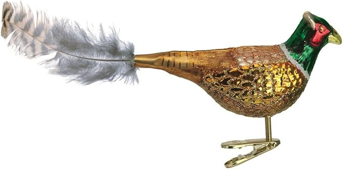 Old World Christmas Pheasant Glass Blown Ornament for Christmas Tree, Handcrafted Holiday Decorat... | Amazon (US)