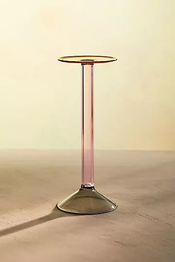 Two Tone Glass Candlestick | Anthropologie (US)